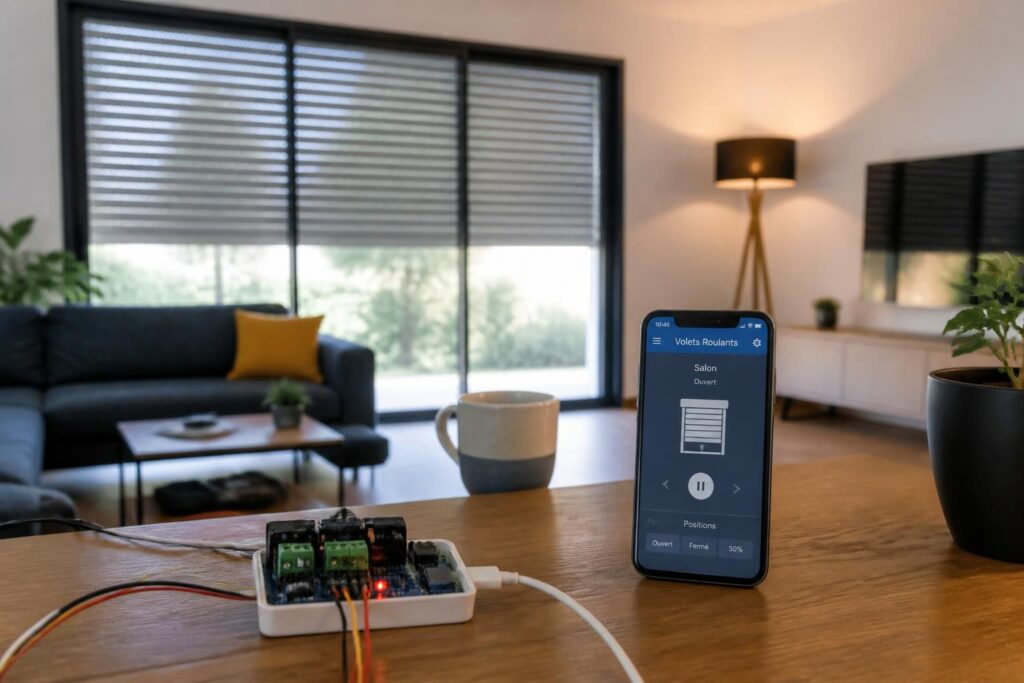 apprenez à contrôler vos volets roulants à distance grâce à un module domotique diy facile à installer, pour plus de confort et de sécurité dans votre maison.