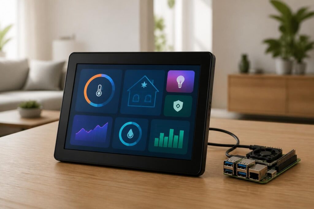 apprenez à créer un tableau de bord domotique interactif sur écran tactile en utilisant un raspberry pi pour contrôler et automatiser votre maison facilement.