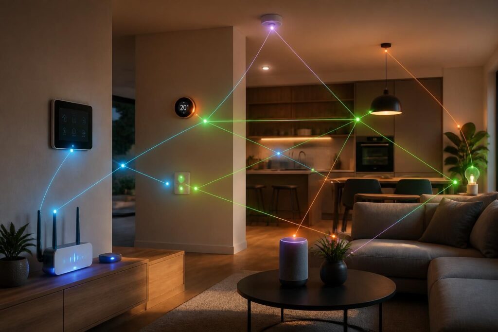 découvrez les différences et avantages des protocoles connectés zigbee, z-wave, wi-fi et thread pour optimiser votre maison intelligente et vos objets connectés.